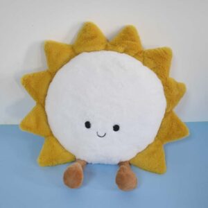 3D Limb White Sun Pillow
