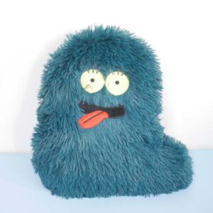 Dark Blue Viral Plush Pillow