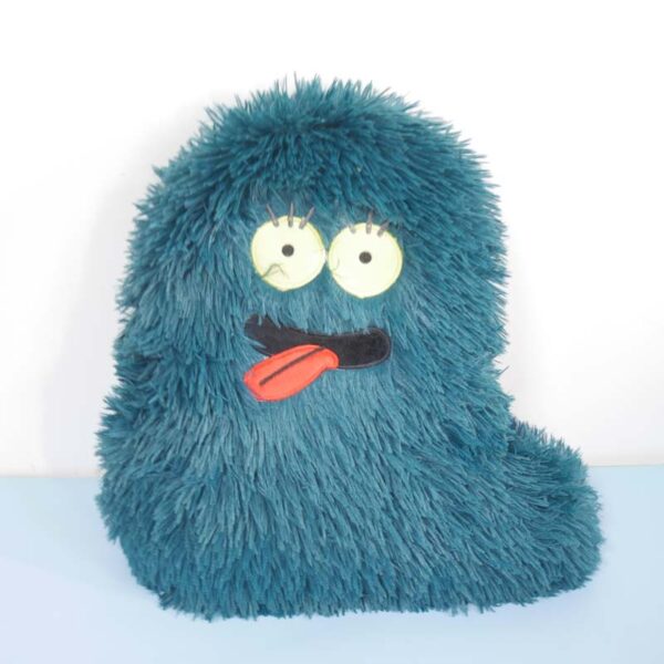 Dark Blue Viral Plush Pillow