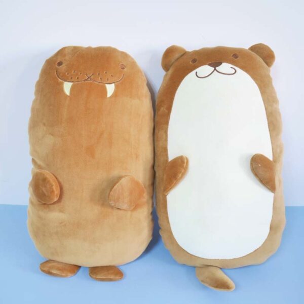 Plush Elastic Short-Pile Pillow - Image 2