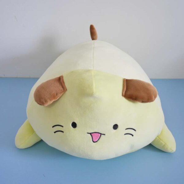 Yellow Dog Plush Pillow