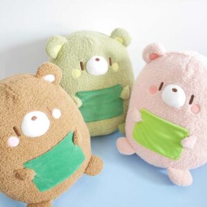 Pocket Design Bear Plush Pillow