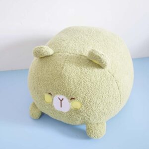 Cloud-like Soft Green Bear Pillow