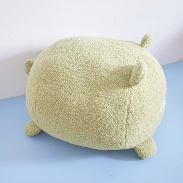 Cloud-like Soft Green Bear Pillow - Image 4