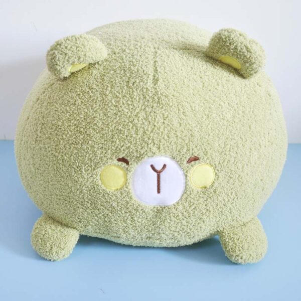 Cloud-like Soft Green Bear Pillow - Image 2