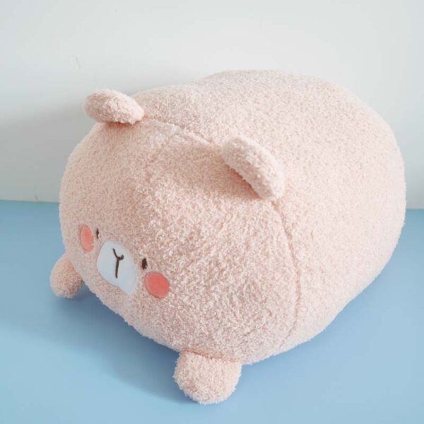 Cloud-like Pink Soft Bear Pillow - Image 2