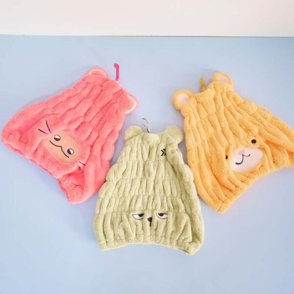 Kids Animal Hair Towel Wrap