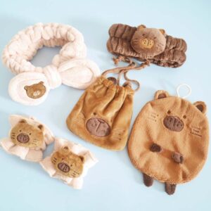 Brown Bear Cute & Compact To-Go Essentials Set