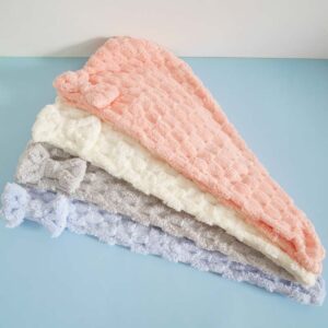 Bow Hair Towel Wrap