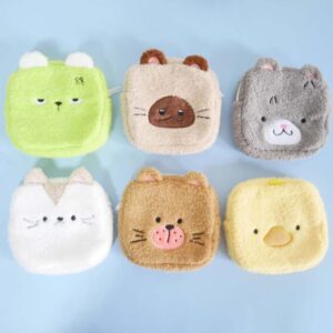 Pocket-Sized Plush Cube Pouch