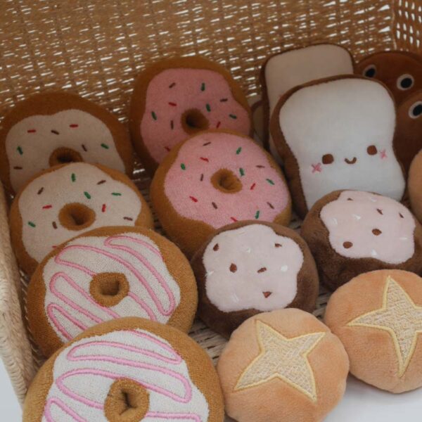Bread Series Pet Toys (with Rattle)