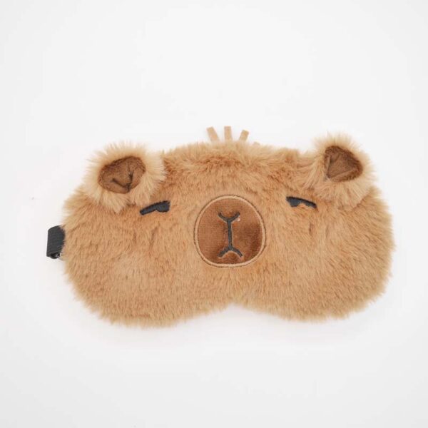 Cute & Soft Capybara Sleep Mask - Image 2