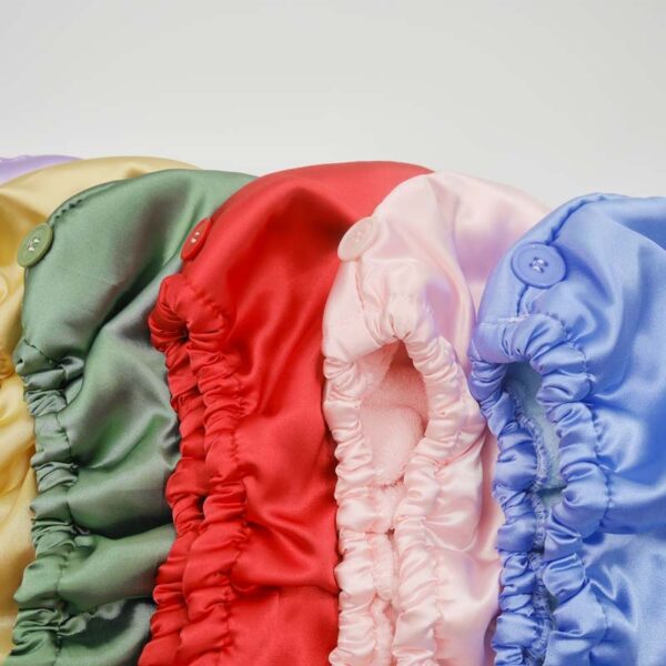 Satin Double-Layer Hair Towel - Image 3