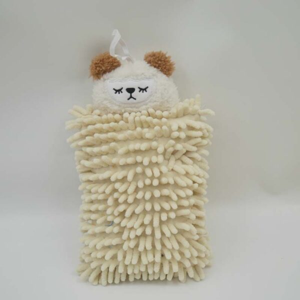 Long Chenille Animal Hand Towel - Image 2