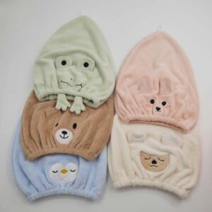 Kids Cartoon Hair Towel