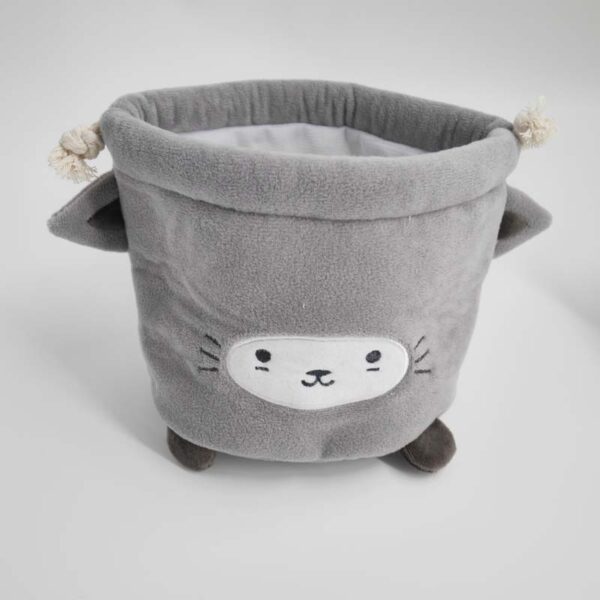 Animal Drawstring Plush Storage Bag - Image 5