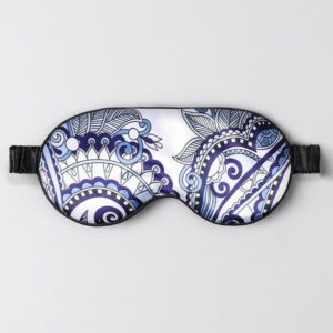 Printed Satin Sleep Mask