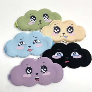 3D Cloud with Face Print Sleep Mask