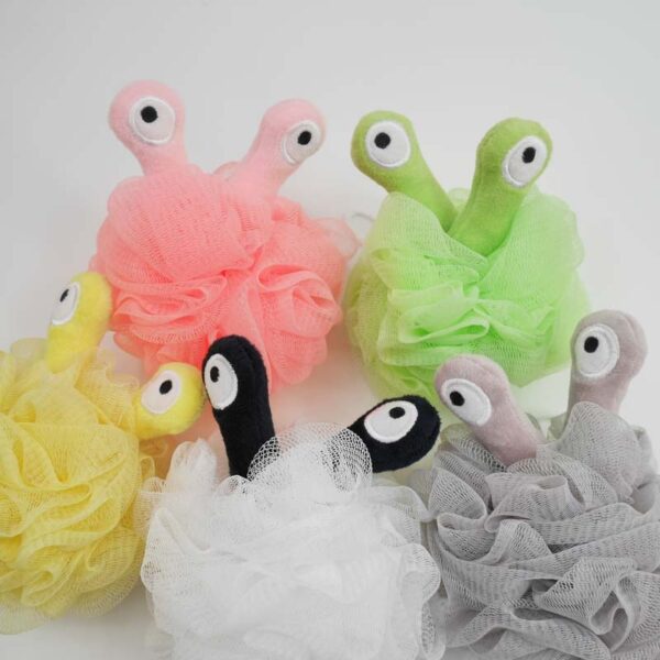 3D Eyes & Antennae Snail Bath Sponge