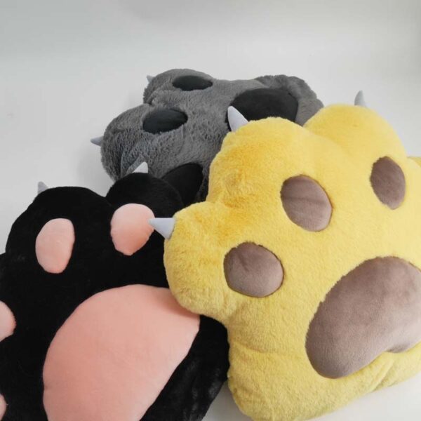 Unique Paw Shaped Large Plush Toy Car Cushion